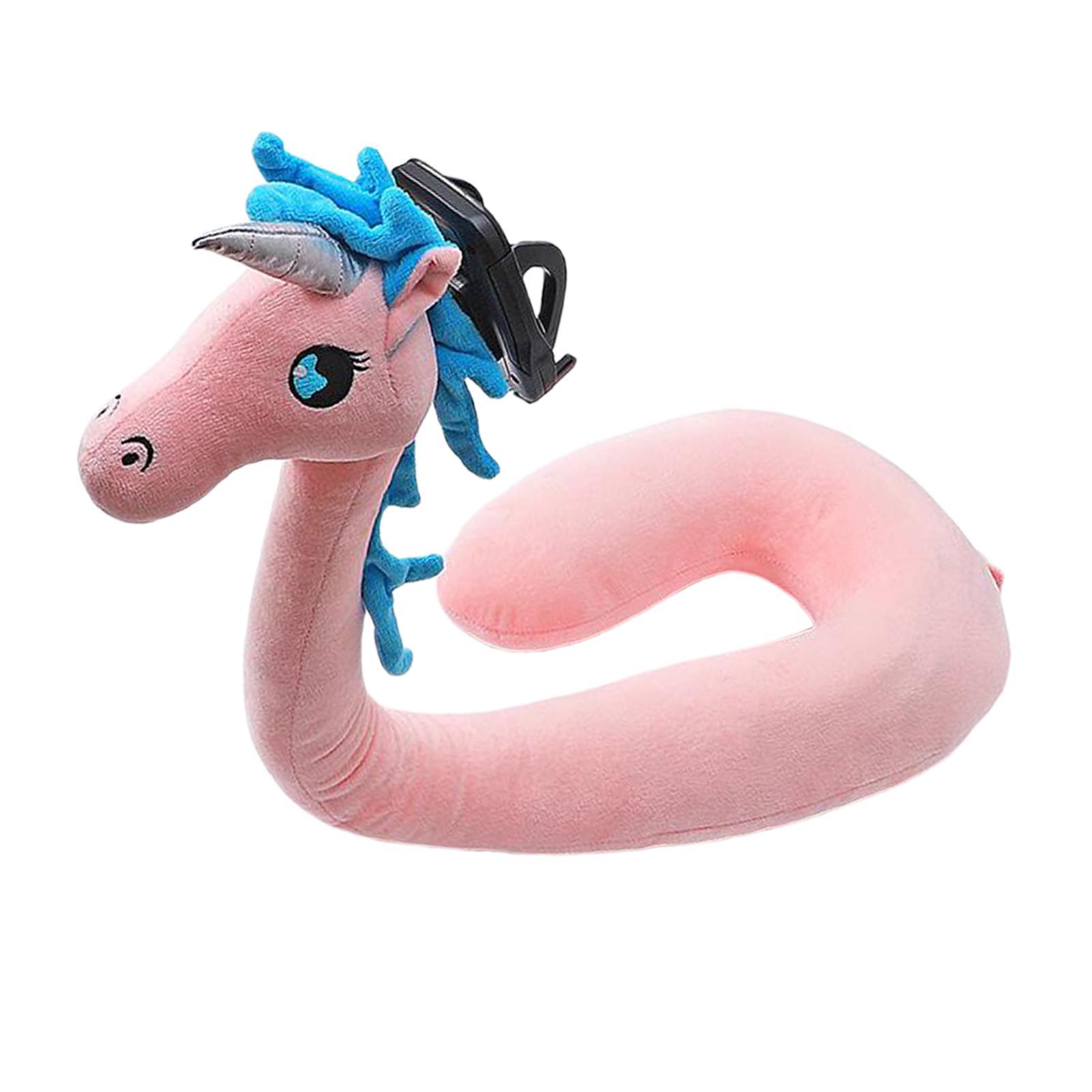 Flexible  Neck Pillow Mobile Phone Holder Bracket Support Unicorn