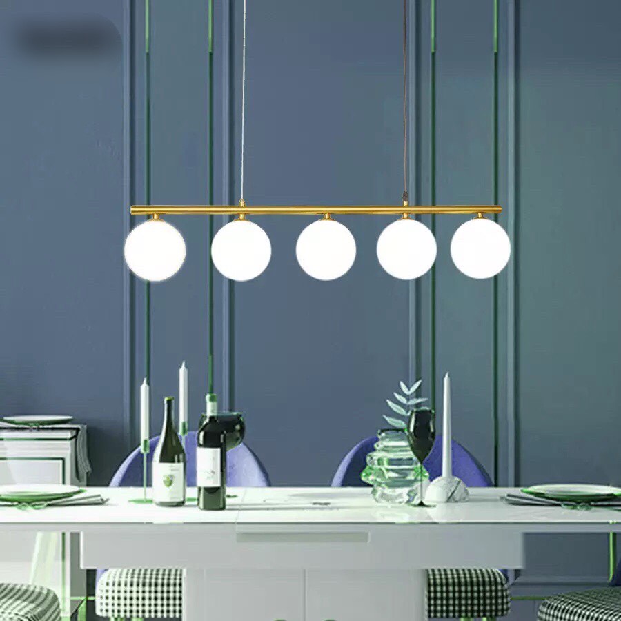 Đèn chùm trang trí bộ 5 bóng led cao cấp thiết kế độc đáo CCT-04V