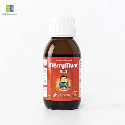 Siro MerryMum 3 in 1 - Siro ăn ngon - Giúp trẻ ăn ngon, hết táo bón, tăng cân tự nhiên