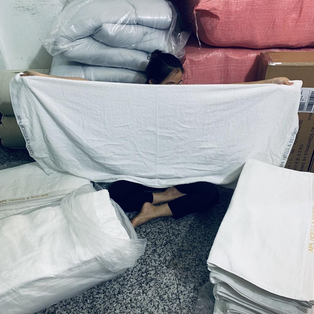 Khăn tắm body Cotton xuất dư Kích thước 70x140cm nặng 540g