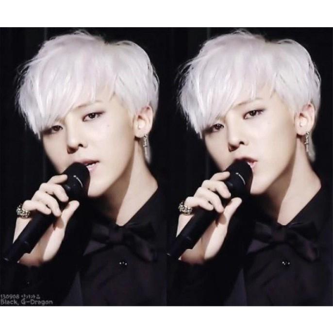TÓC TOM BOY BẠCH KIM TRÀO LƯU KPOP CAO CẤP