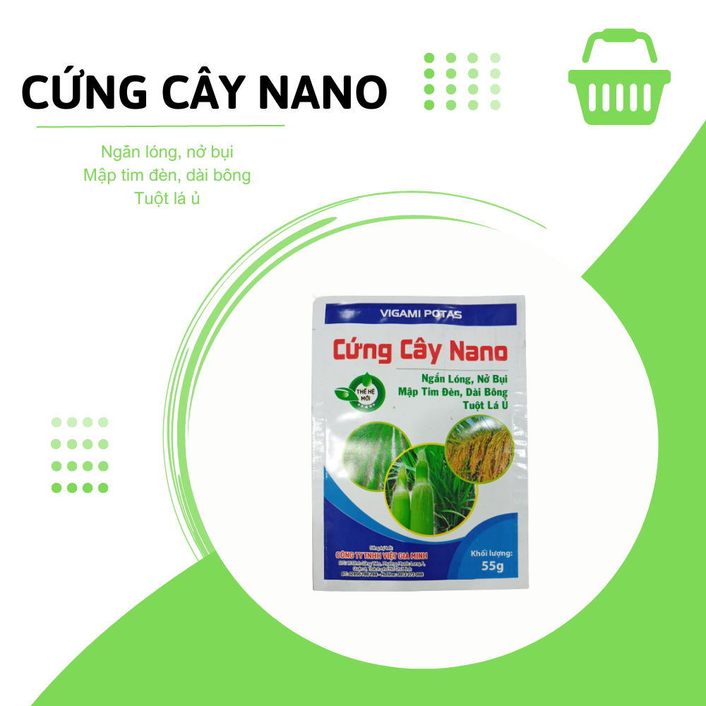 Phân bón VIGAMI POTAS cứng cậy NANO 55G