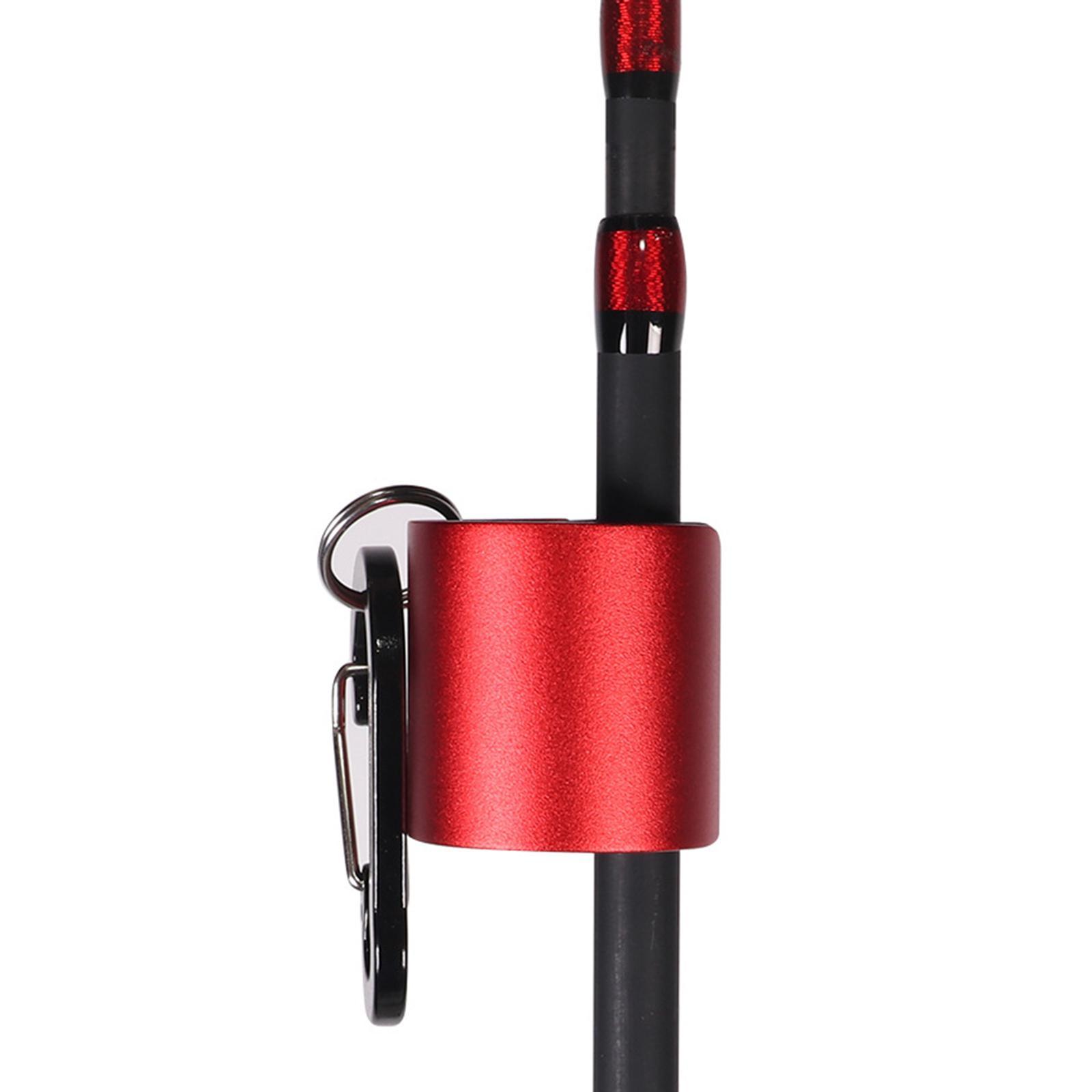 Fishing Rod Holder Fly Rod Holder with Keychain Fishing Rod Clamp for Fly Fishing Wearable Fishing Rod Clip Fishing Pole Holder Fishing Gear