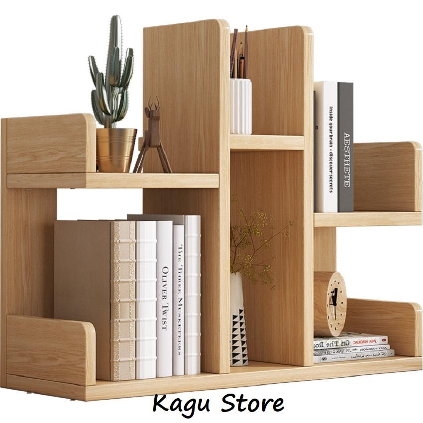 Kệ trang trí để bàn xương rồng mini decor gỗ mdf chống ẩm cao cấp, chắc chắn - Kagu ND043