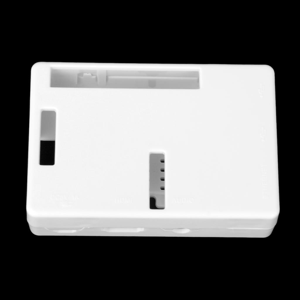 Plastic Case Enclosure Box Shell Cover for Raspberry Pi B+ and Raspberry Pi 2 White