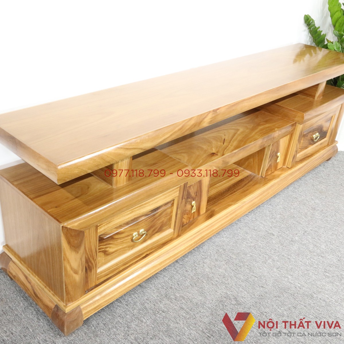 Kệ Tivi Gỗ Hương Xám Kiểu Nhật Đẹp Giá rẻ