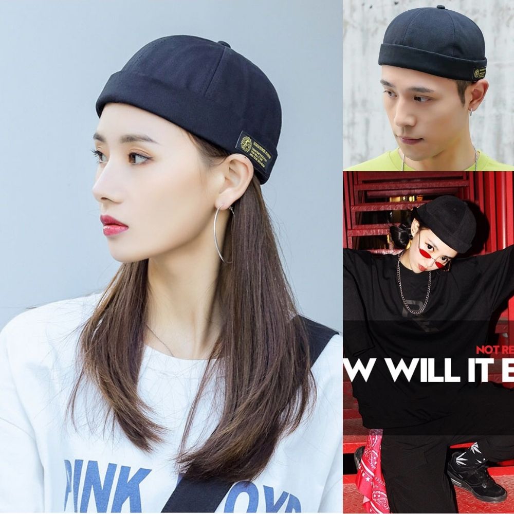 Mũ Nồi Beret, Nón Beanie, Mũ Tròn Nữ Nam Không Vành Cực Kỳ Phong Cách MD09