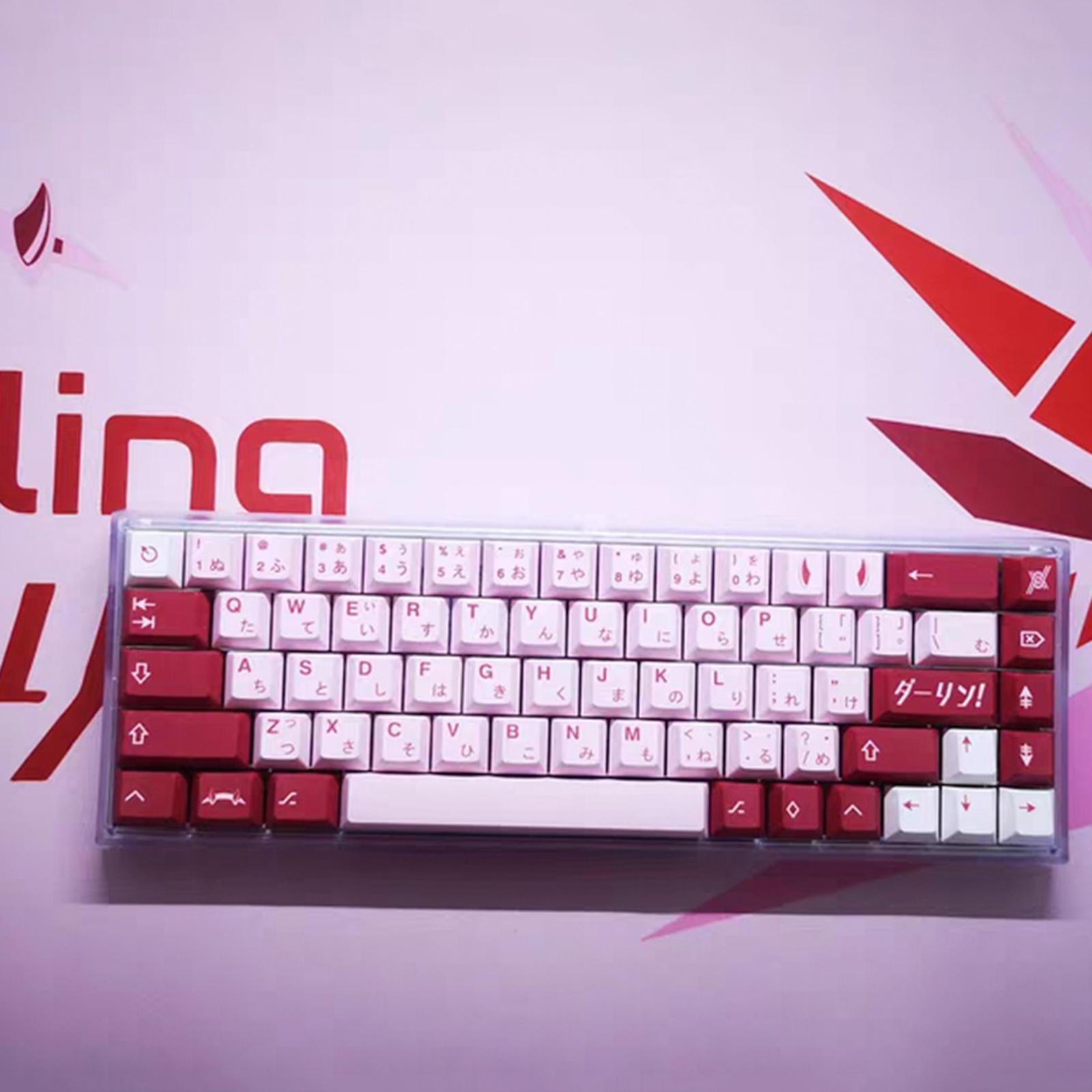 DIY PBT 140 Keys Keycaps Cover Cherry Profile for Gaming Mechanical Keyboard