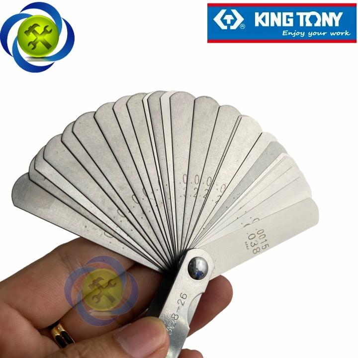 Thước lá đo khe 26 lá Kingtony 77328-26 hệ inch và mét