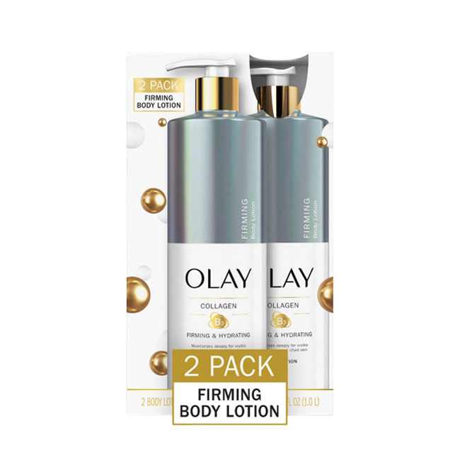 set 2 chai Dưỡng thể Olay Collagen B3 Firming &amp; Hydrating Body Lotion 502ml của Mỹ ( không xuất hóa đơn đỏ )