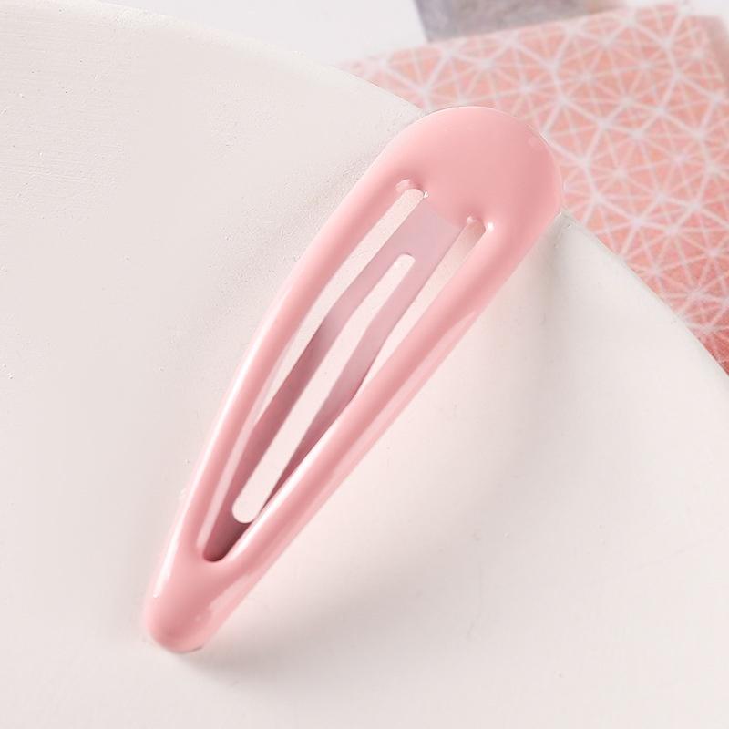 Kẹp tóc mái hình elip sơn dầu cao cấp iLita - cặp bấm mái nữ đẹp vintage Hàn Quốc hottrend 2021