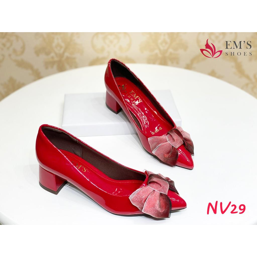 [Ảnh thật 100%] Giày cao gót đẹp Em’s Shoes MS: Nv29