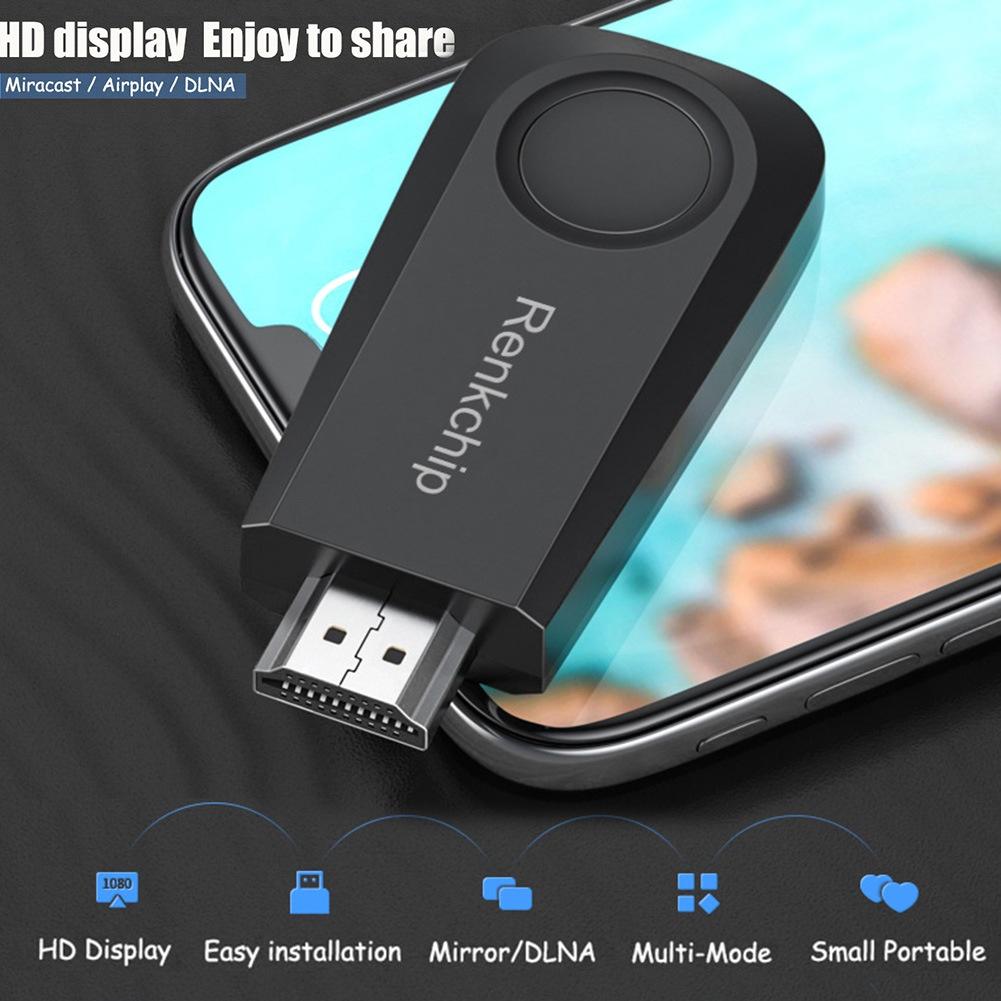 Thiết Bị Kết Nối Màn Hình E10 RENKCHIP HDMI Không Dây Cho Điện Thoại Di Động