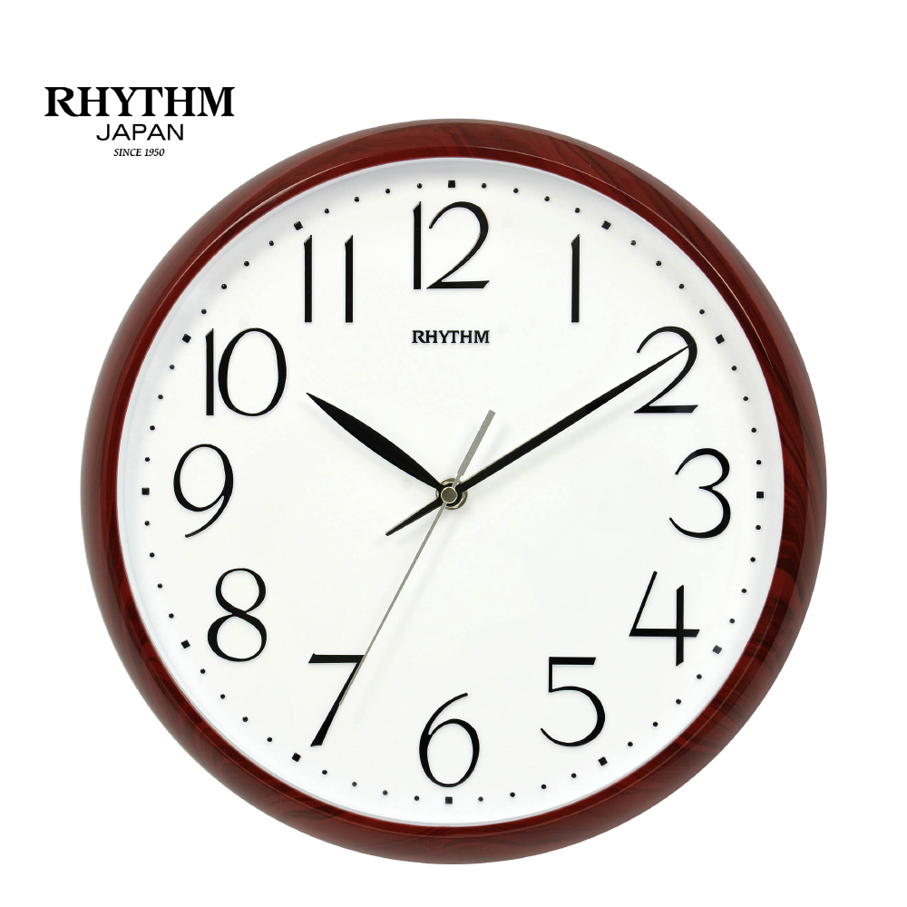 Đồng hồ treo tường Nhật Bản Rhythm CMG578NR06 – Kích Thước 32.0 x 4.0cm,770g, vỏ nhựa, Dùng PIN.