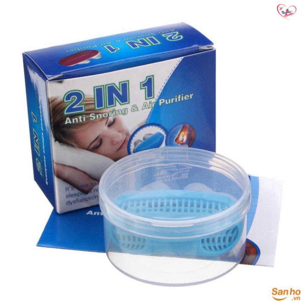 Dụng Cụ Chống Ngủ Ngáy Và Lọc Khí 2 in 1 - Hỗ Trợ Ngáy Ngủ Chống Ngáy Hiệu Quả