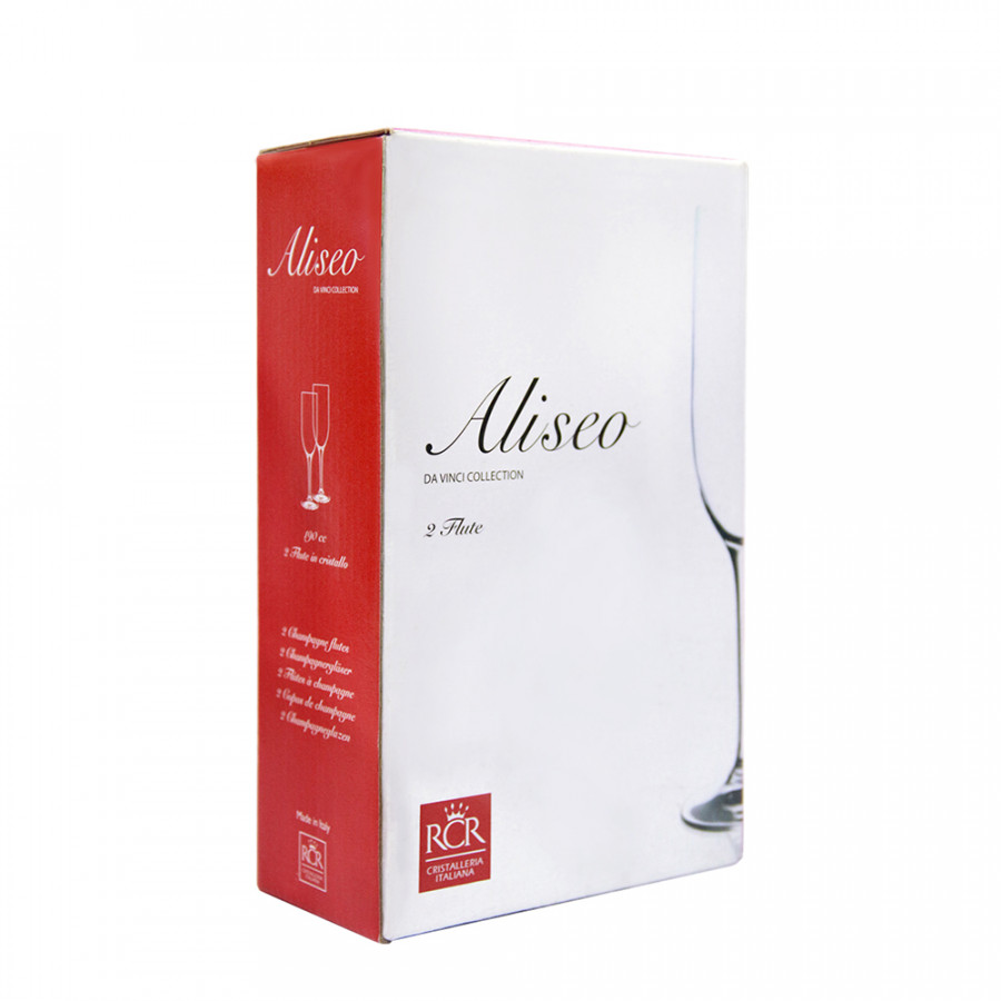 Combo 6 ly uống Champagne RCR Aliseo