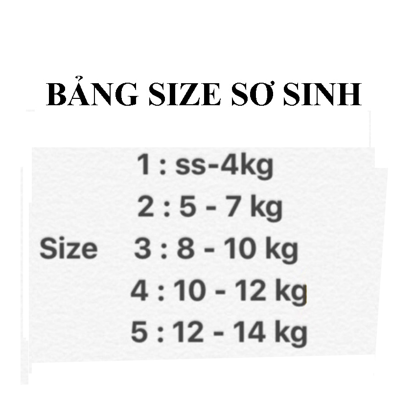 COMBO 5 quần dài ống bo cho bé từ 2,5 - 15 kg