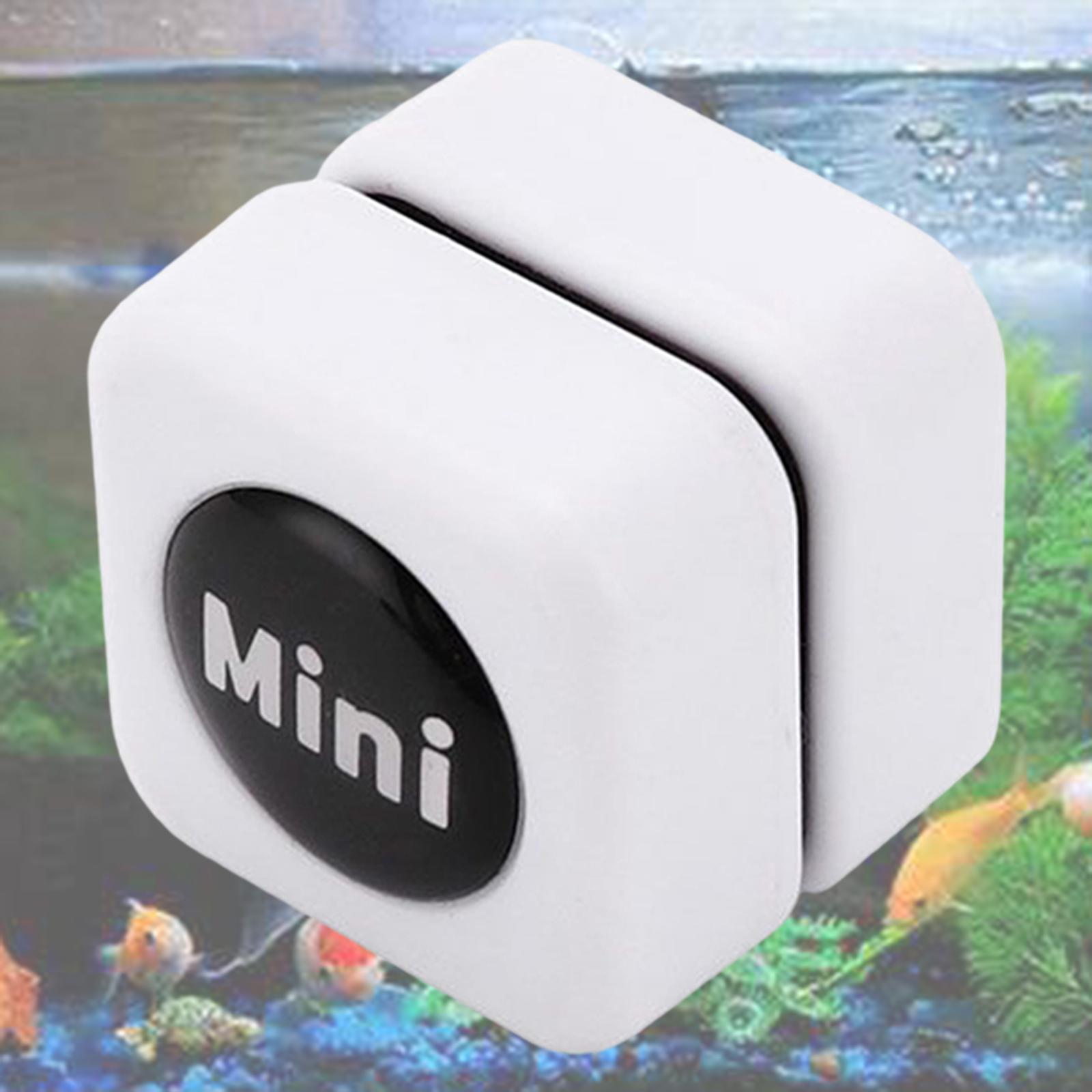 2Pcs Mini Magnet Fish Tank Brush Aquarium Glass Cleaner Durable Cleaning