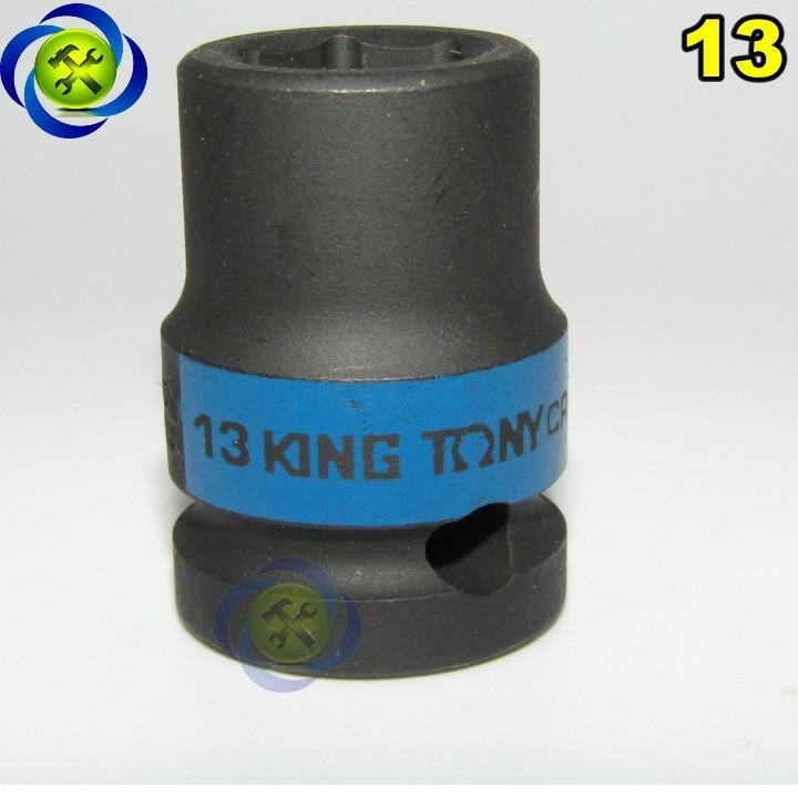 Tuýp đen ngắn Kingtony 453513M 13mm 1/2 6 cạnh