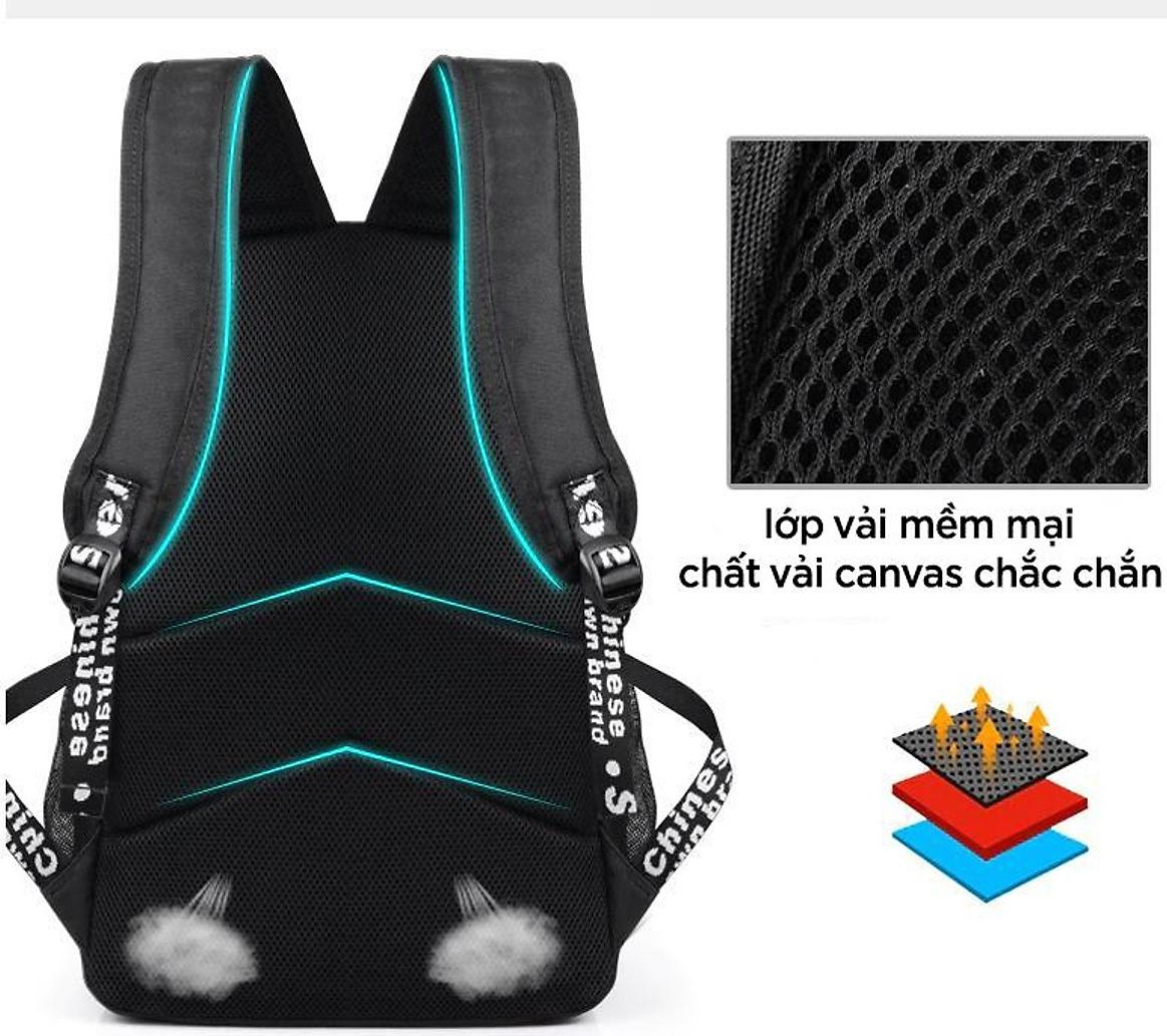 Balo Nam Nữ KOJIBA Phát Sáng Có Sạc USB, Khóa Chống Chộm, Chống Nước Balo Đi Học Hot Trend 2019
