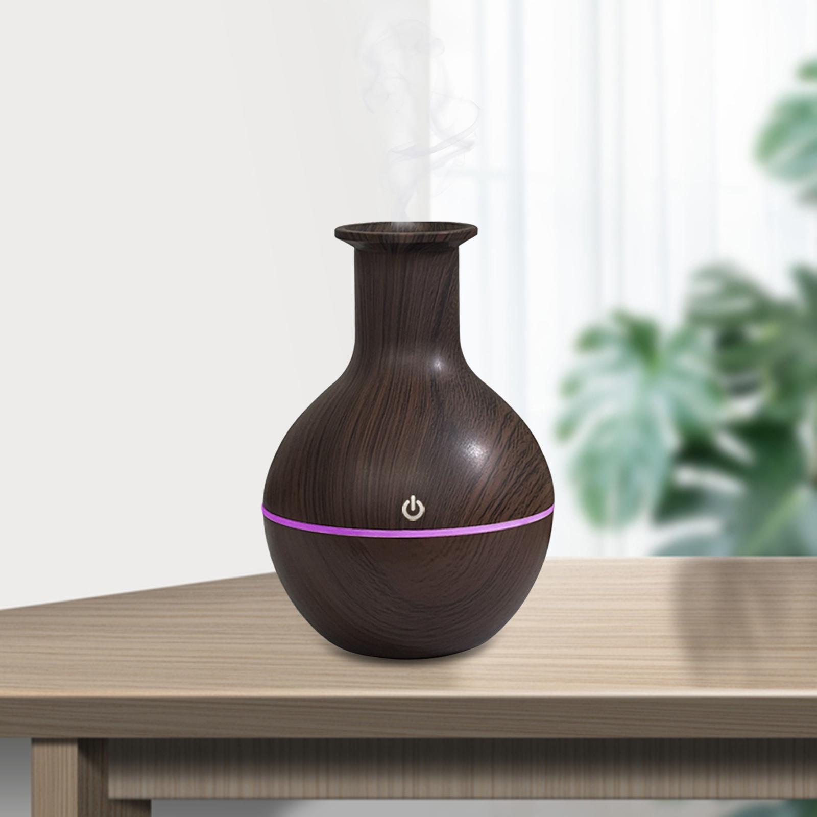 Desktop Diffuser Low Noise with LED Colorful Light Humidifier USB Charging Small Diffuser Humidifier for Desktop Bedroom