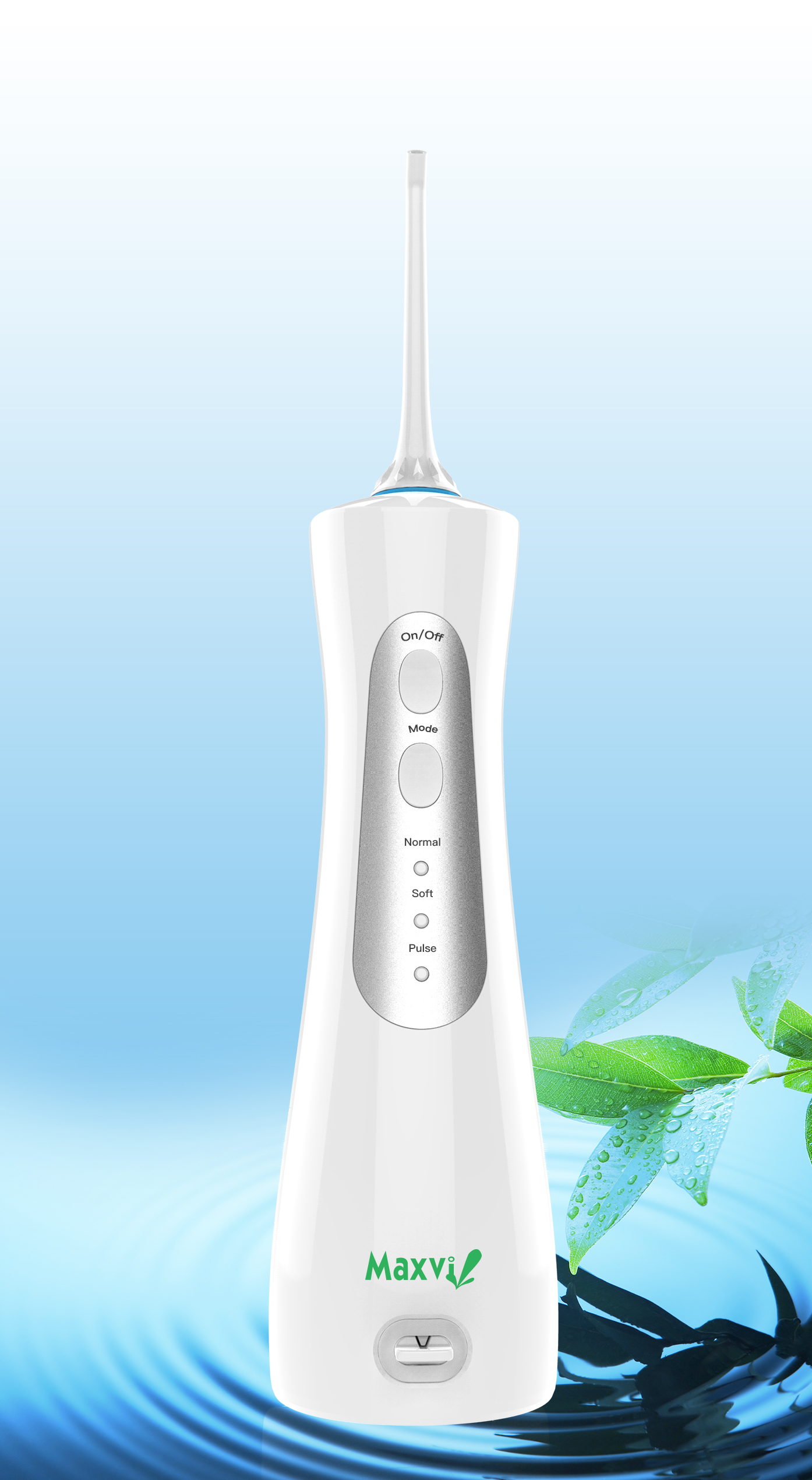 Máy tăm nước MAXVI thêm vòi đầu cước dành cho người chỉnh nha