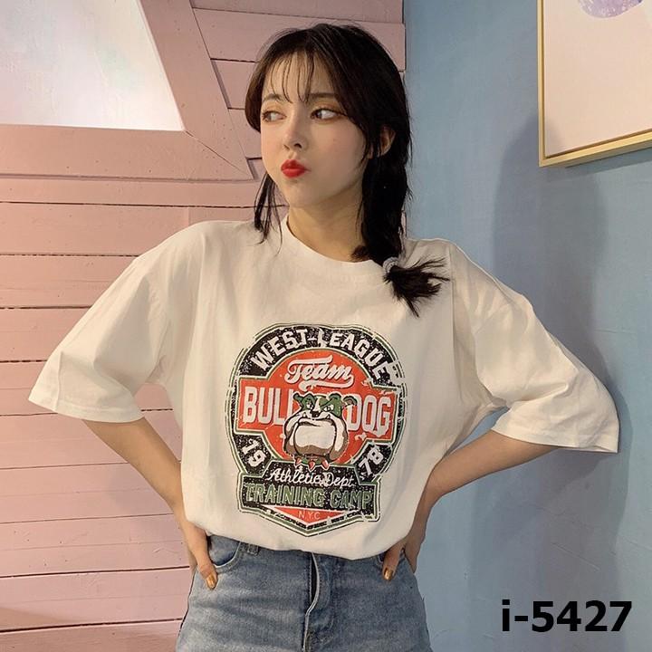 Áo Thun Nữ Tay Lỡ BULLDOG SIÊU HOT