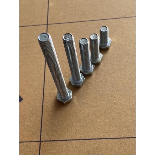 Bu lông lục giác – bulong con tán 6mm, 8mm, 10mm, 12mm chiều dài nhiều cỡ từ 10mm đến 200mm