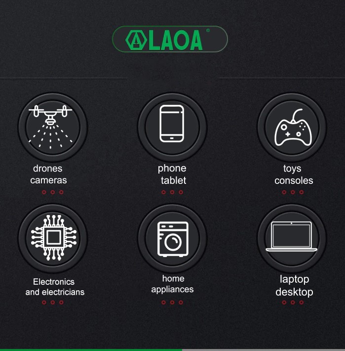 Bộ dụng cụ tua vít chính xác 64 trong 1 LAOA LA619064 chuyên dụng, hàng chính hãng