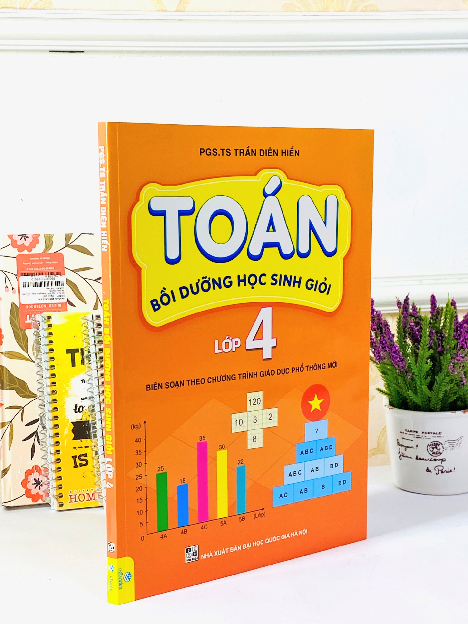 Sách - Toán Bồi Dưỡng Học Sinh Giỏi Lớp 4 - Biên soạn theo chương trình GDPT mới - ndbooks