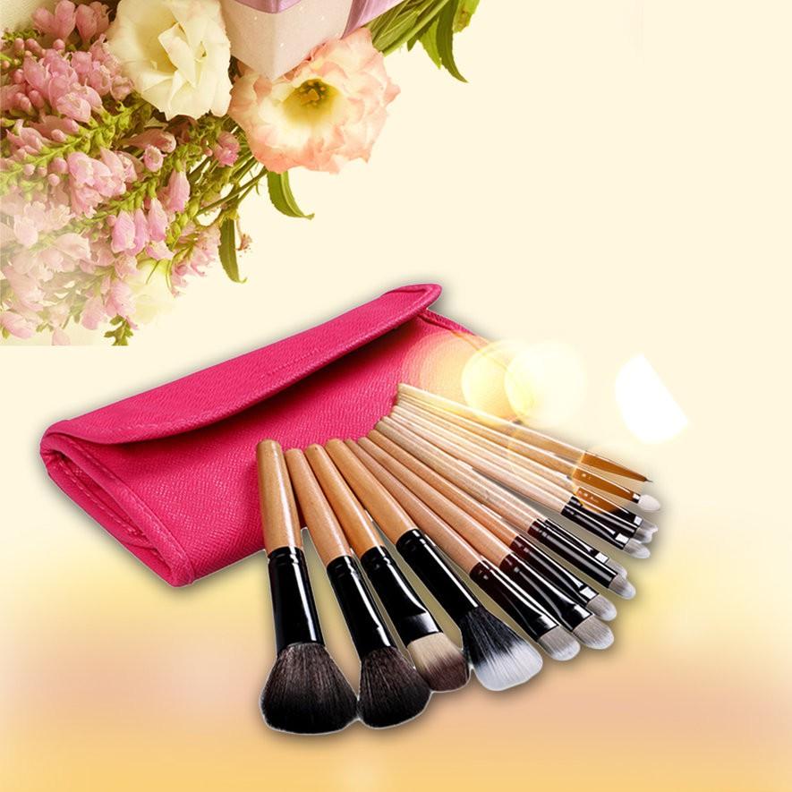 Set 12 Cọ Trang Điểm 2 Tặng Kèm Túi Đựng Tiện Dụng