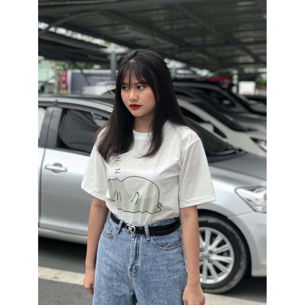 Áo Thun Nữ Họa Tiết Hoạt Hình Đáng Yêu - I4252
