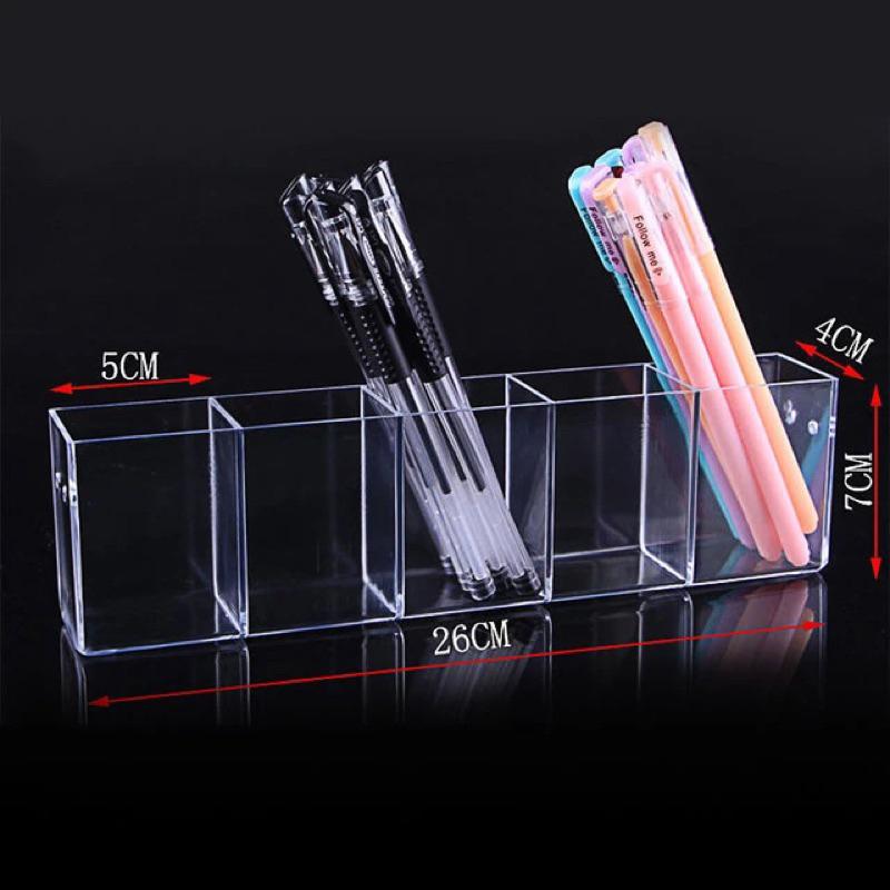 Kệ mica trưng bày bút viết, văn phòng phẩm, nhiều kích thước, thiết kế theo yêu cầu - 3 Tầng
