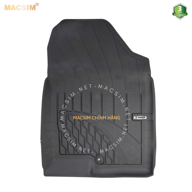 Thảm lót sàn ô tô nhựa TPE Silicon hyundai Tucson 2022+ Black Nhãn hiệu Macsim
