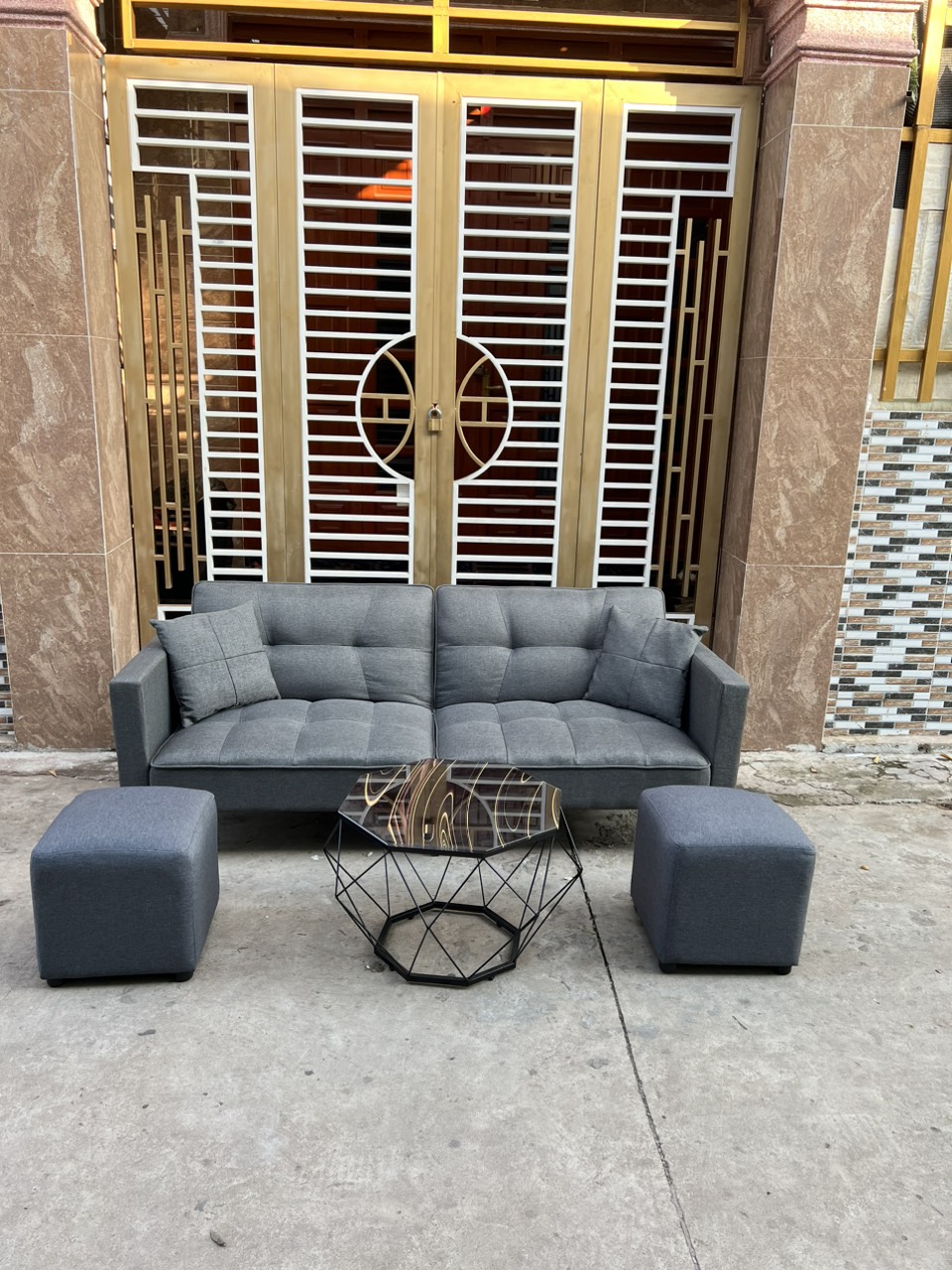 COMBO Sofa phòng khách 8 món hàng loại 1 siêu xinh Juno Sofa