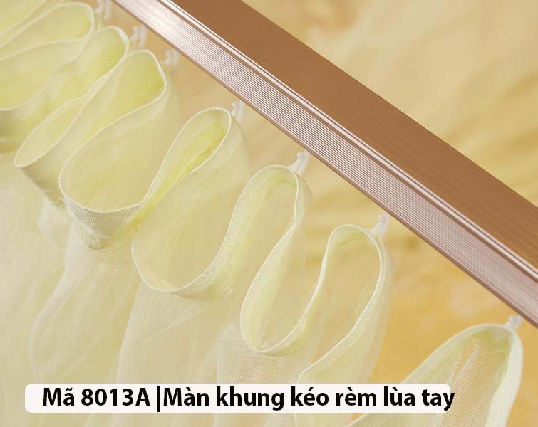 Màn khung không phải khoan tường inox cao cấp -vải tuyn mắt nhỏ chống muỗi