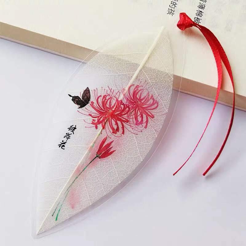 Bookmark ngân lá hình hoa bỉ ngạn