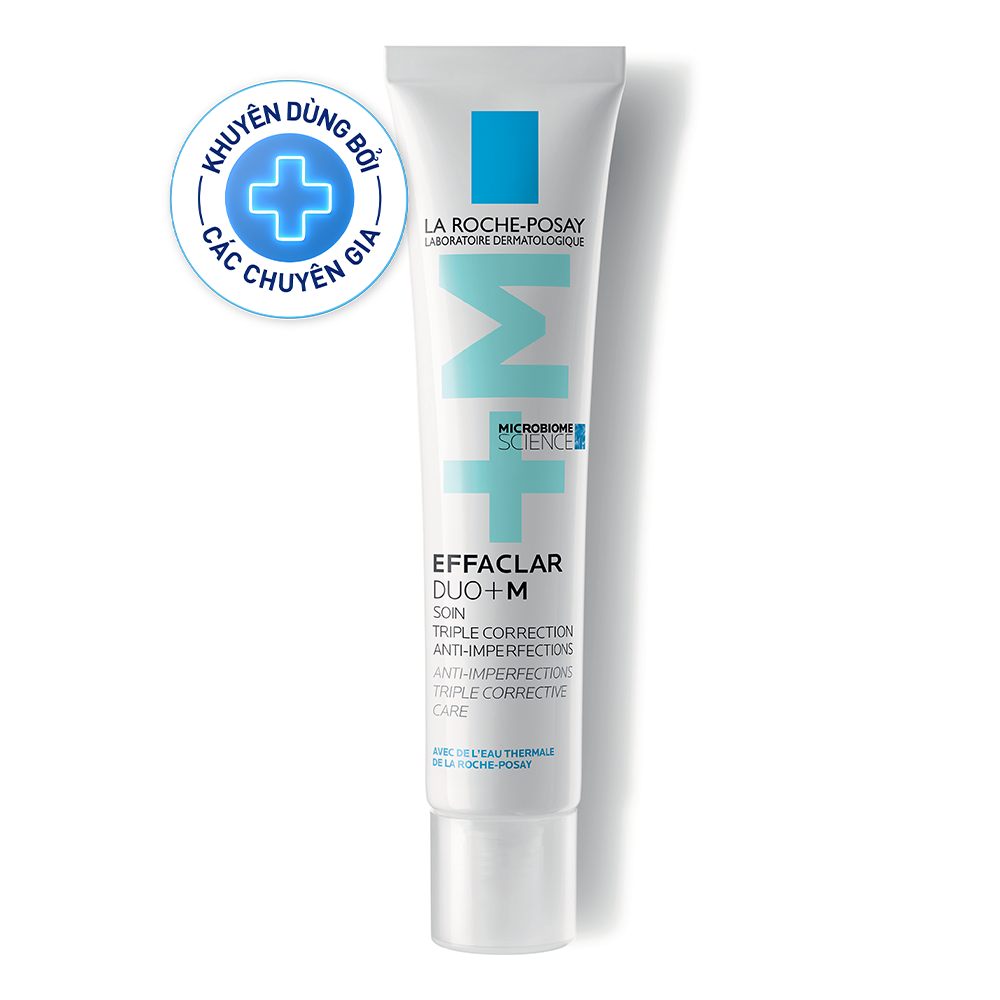 Kem dưỡng giảm mụn nhanh sau 8 giờ La Roche-Posay Effaclar Duo+ M 40ml
