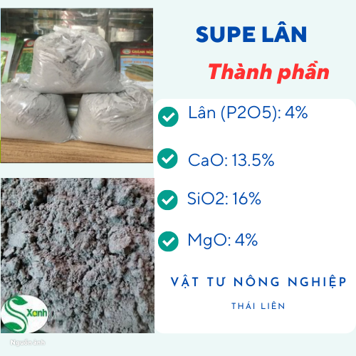 [1Kg] Phân Bón Supe Lân LÂM THAO Giúp Cây Trồng  Phát Triển Bộ Rễ, Hình Thành Mầm Hoa, Đẻ Nhánh