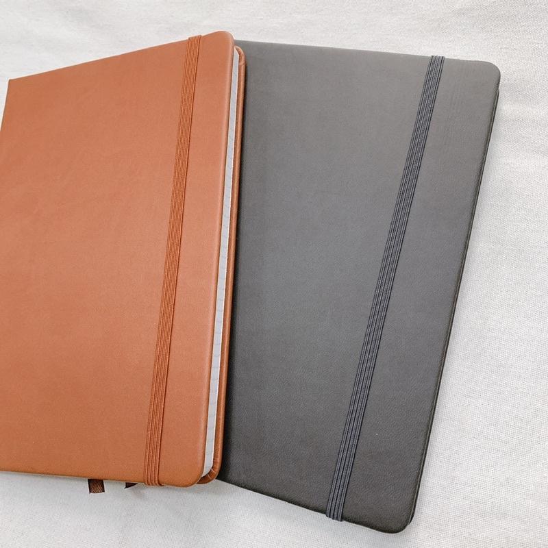 Value Stationery Box 3 - Gồm sổ Planner, sổ bìa da PU, giấy note, bút gel đen - Quà tặng giáng sinh Noel