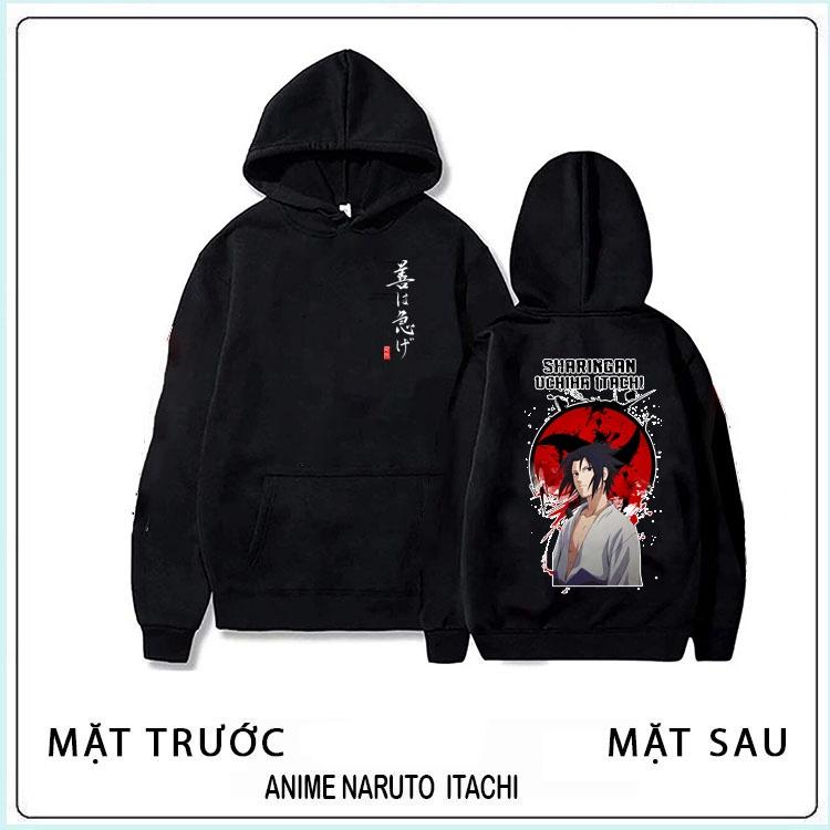 BST áo Hoodie Naruto itachi - sasuke anime manga mẫu mới đẹp mẫu mới cực chất