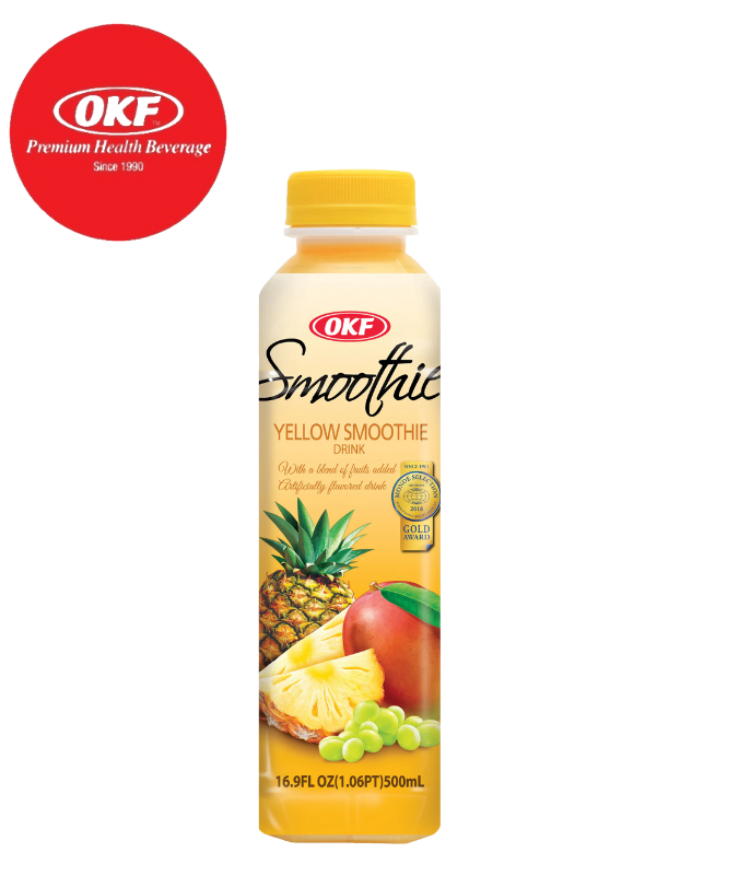 Nước sinh tố trái cây vàng OKF Hàn Quốc 500ml x 6 chai