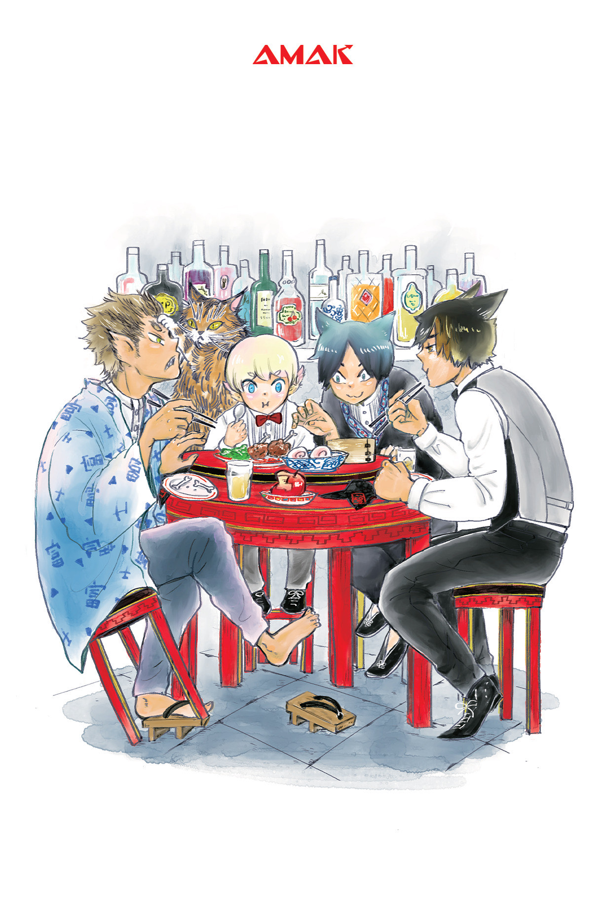 [Manga] Thực Đơn Của Bar Mao - Tác giả: Kumo Natsume - Amakbooks