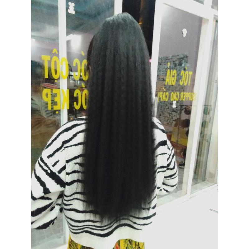 Tóc búi cột xù nhuyễn