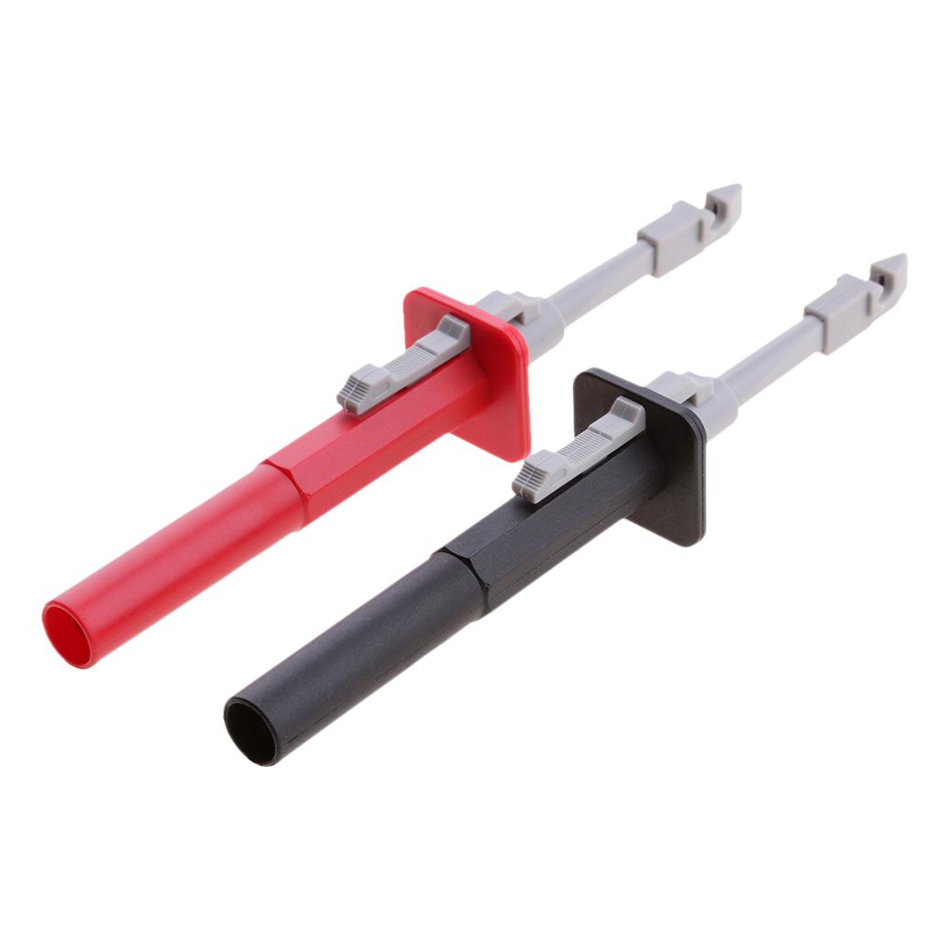 2 Pieces Piercing Test Clip Set Alligator Probes For Car Circuit Detection