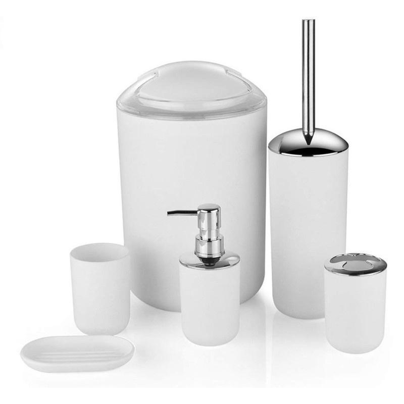 Bộ 6 món dụng cụ vệ sinh phòng tắm European-Style