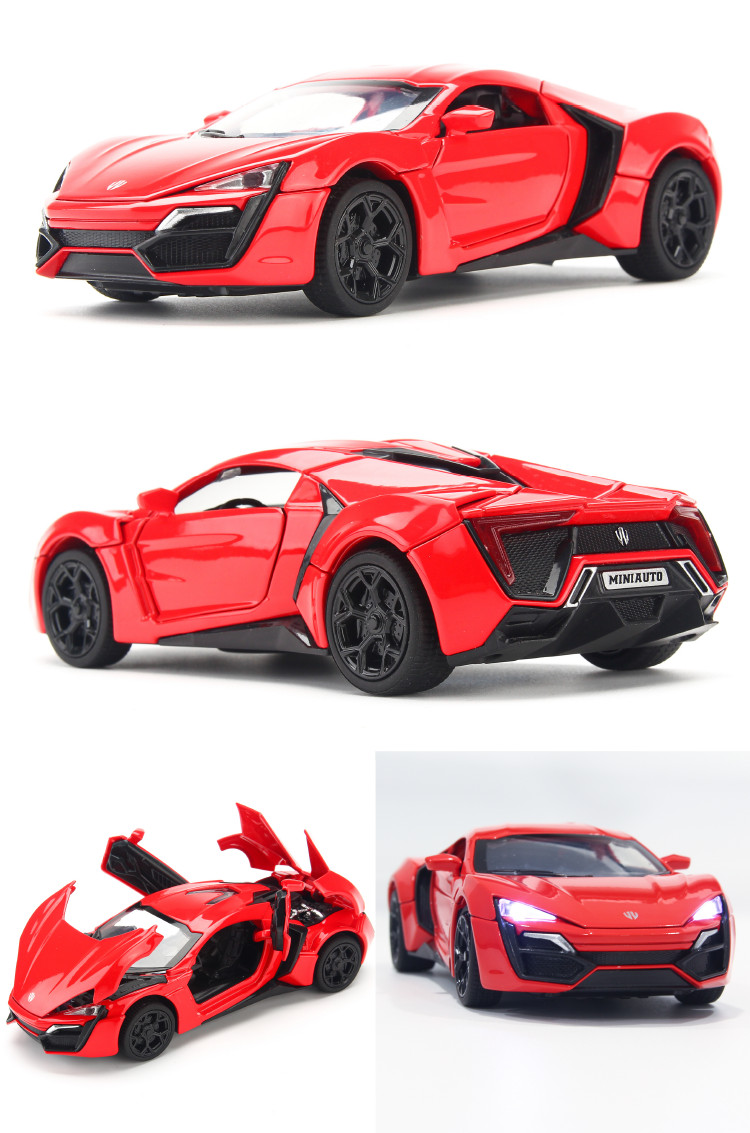 Mô hình xe Lykan Hypersport Fast and Furious 7 1:32 Miniauto - 32013