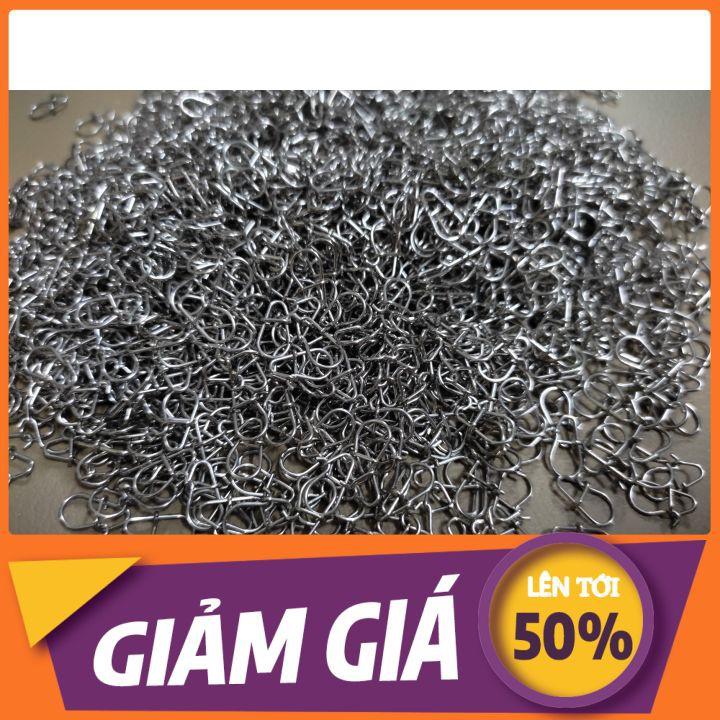 COMBO 20KHOÁ LINK CÂU LURE / KHOÁ LURE trâu bò bằng thép không gỉ CHUYÊN MÓC MỒI CÂU LURE...CHA GIÀ VLOGS