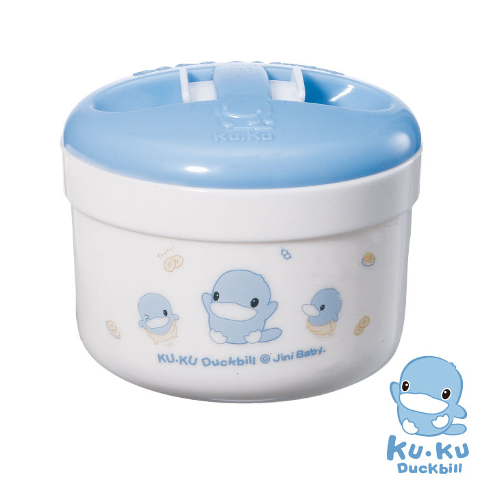HỘP ĐỰNG PHẤN RÔM CHO BÉ KÈM BÔNG PHẤN KUKU KU5345