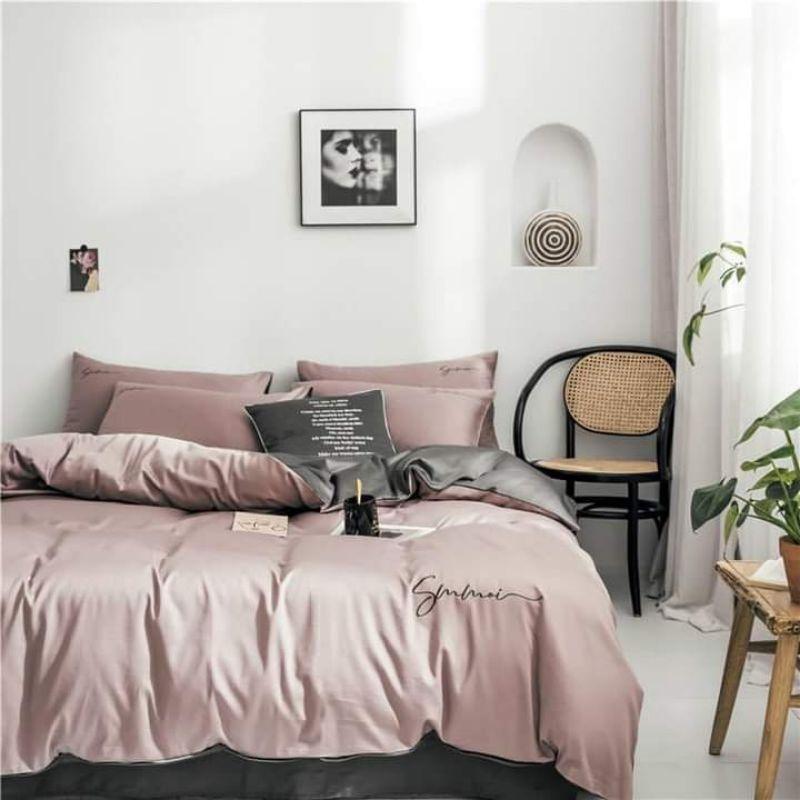 Bộ chăn ga gối lụa sumoi 60s cao cấp